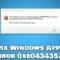 Error Code 0xe0434352