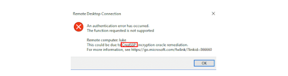 Cara Mengatasi Gagal Login RDP Windows CredSSP Error