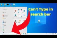 Cara Mengatasi Tidak Bisa Mengetik di Search Windows 10