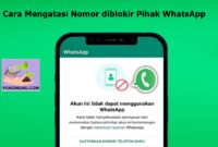 Cara Mengatasi Whatsapp Terblokir