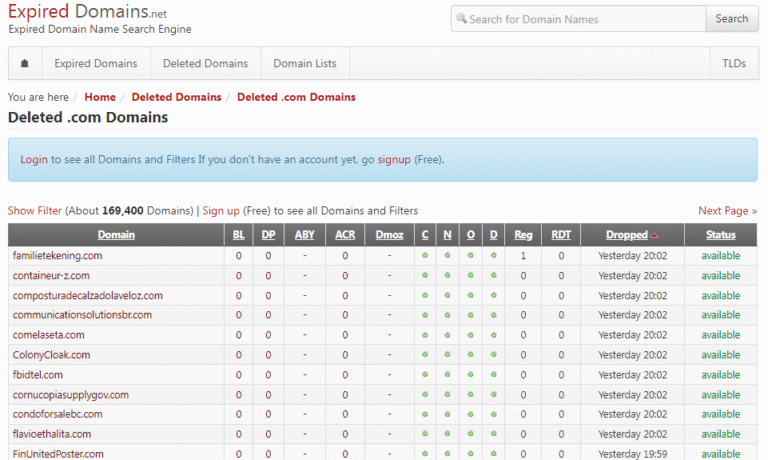 Cara Mendapatkan Expired Domain
