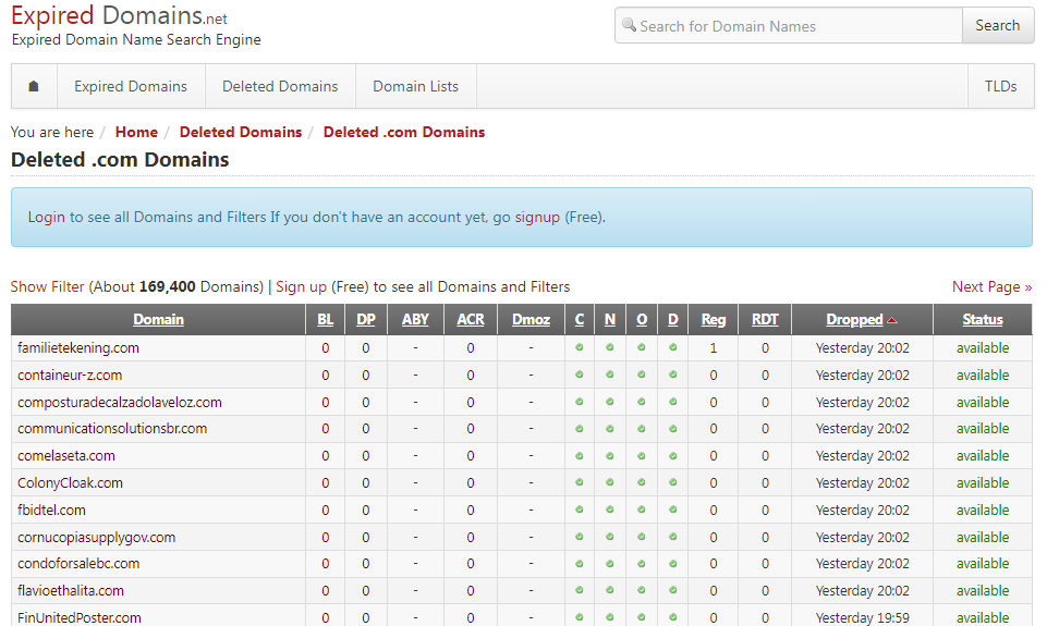 Cara Mendapatkan Expired Domain