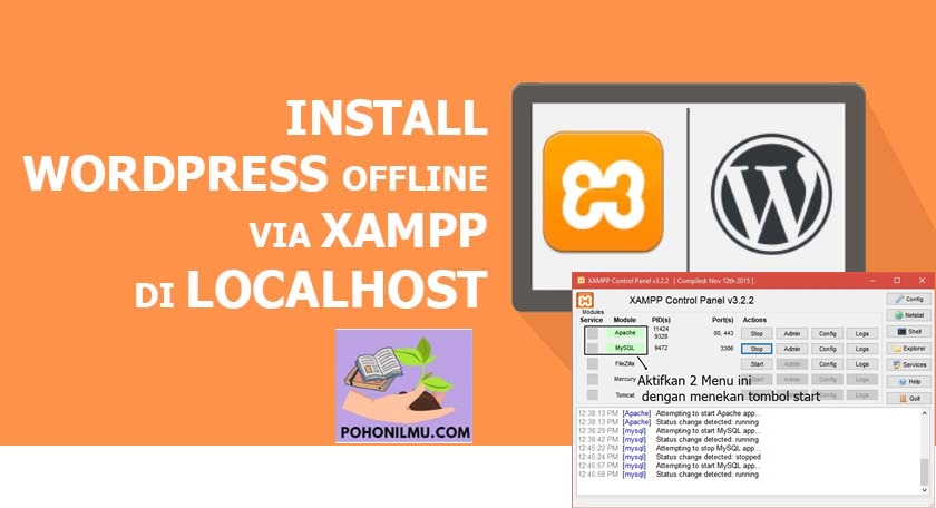 Cara Install WordPress di XAMPP Localhost 