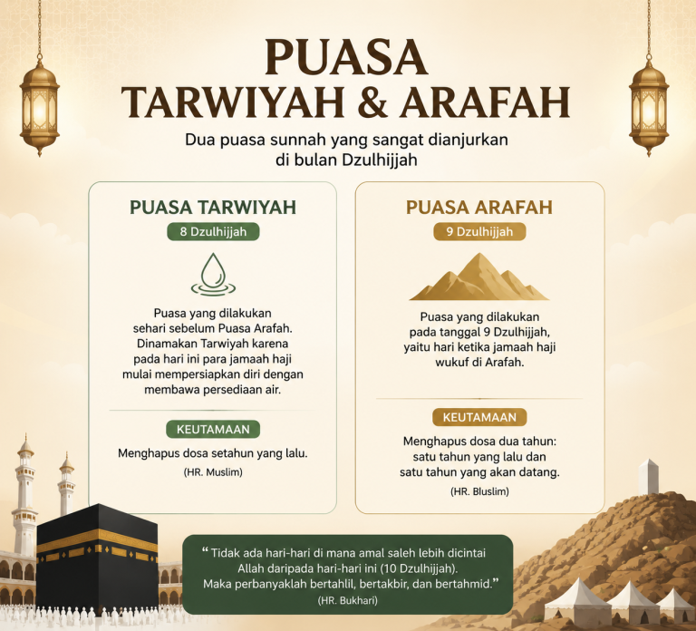 Puasa Tarwiyah dan Arafah