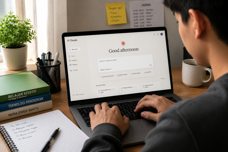 Claude AI untuk belajar online
