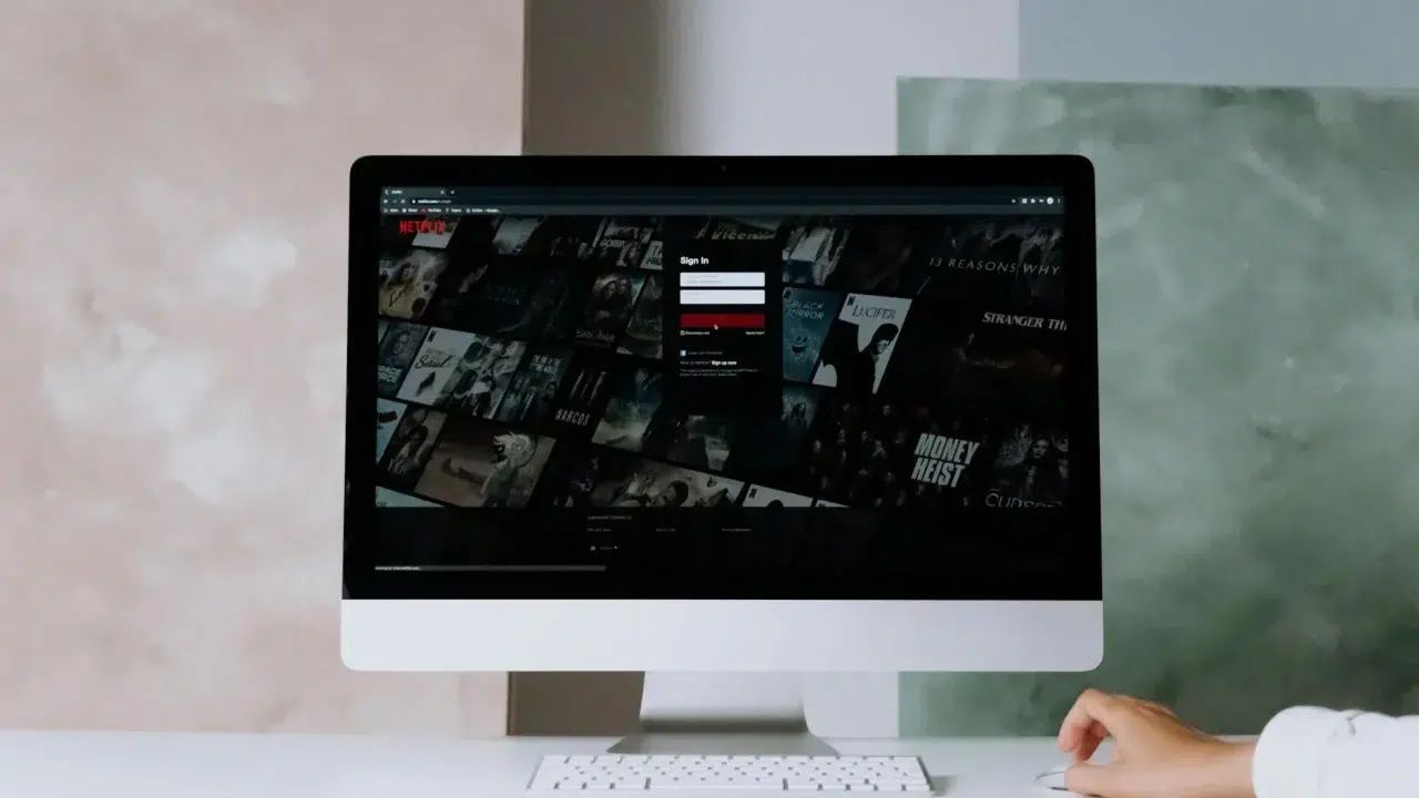 Computer Keyboard Login Screen