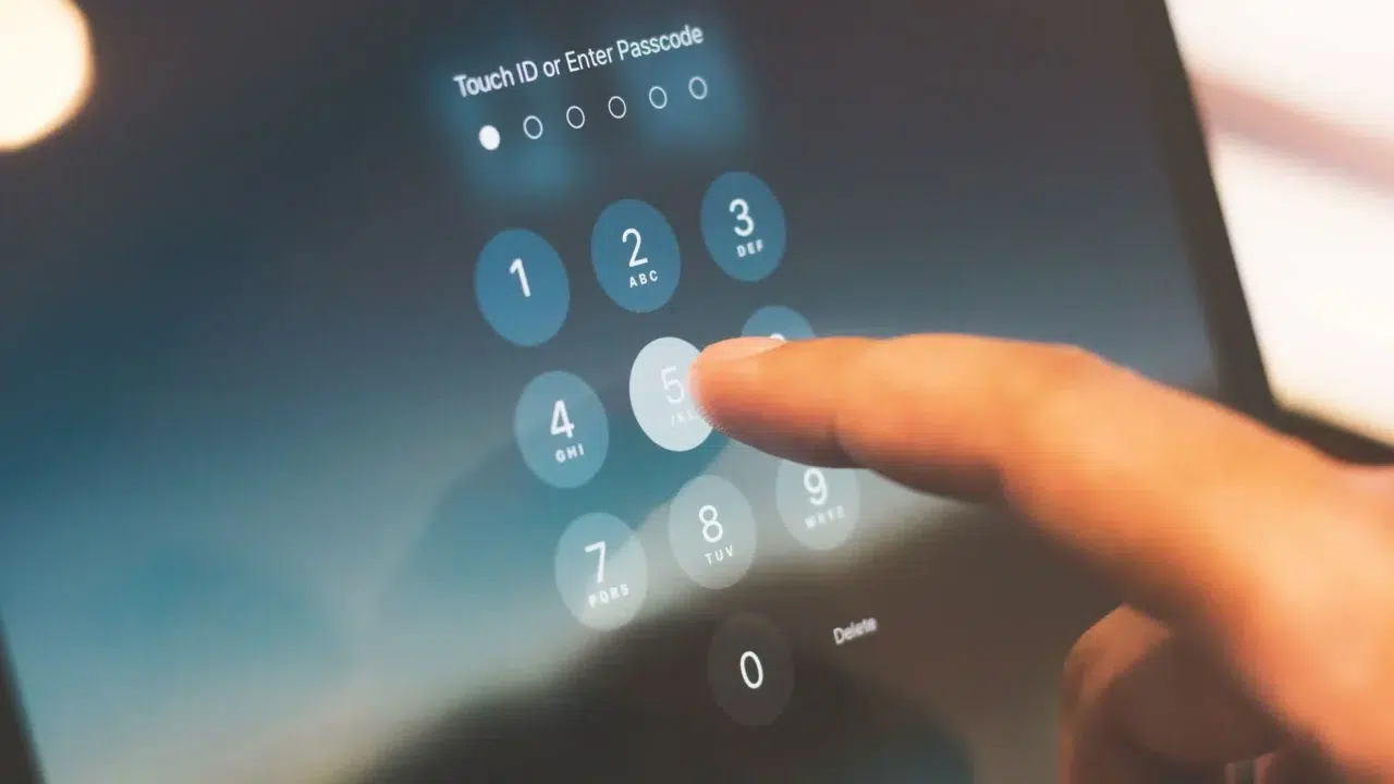 Password Change Settings Menu