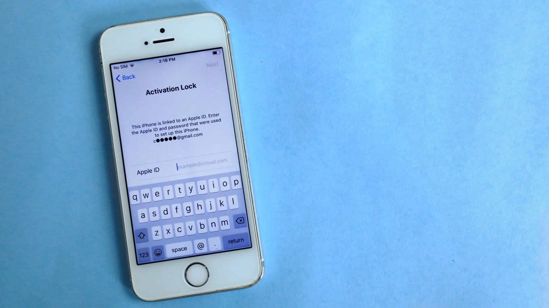 Iphone Screen Password Field