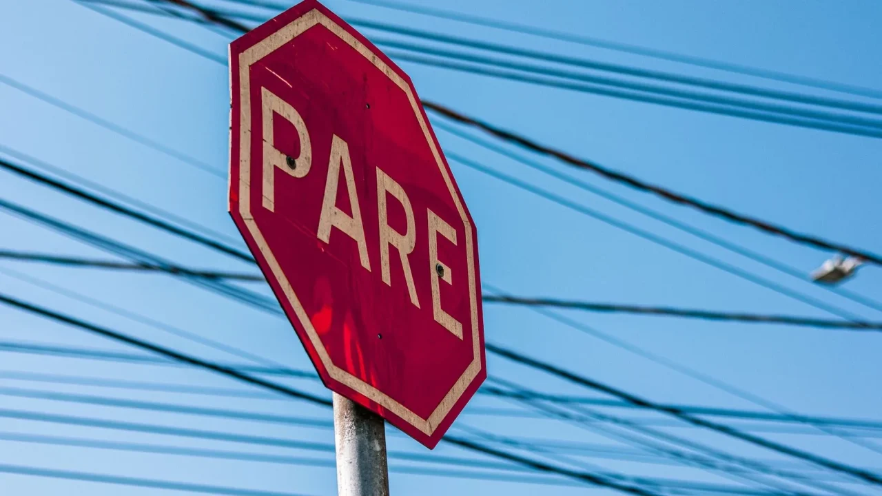 Warning Sign Red Light